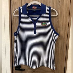 College Classics Womens Collared Florida Gators Football Blouse Size Medium